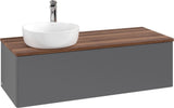 Villeroy & Boch Waschtischunterschrank Antao K33051 1200 mm Anthrazit Matt Lack mit Hahnlochbohrung