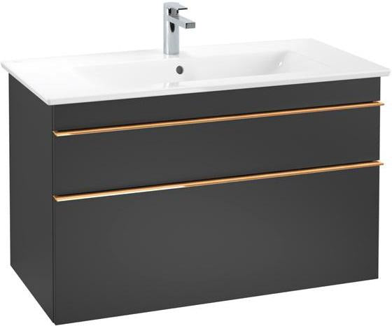 Villeroy & Boch Waschtischunterschrank VENTICELLO 953 mm Santana Oak mit 2 Auszügen und Glasabtrennungen