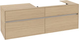 Villeroy & Boch Waschtischunterschrank Collaro C027 Nordic Oak 1600 mm mit 4 Auszügen