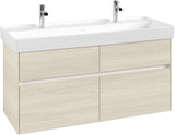 Villeroy & Boch Waschtischunterschrank Collaro C012 Glossy White 1154 mm mit 4 Auszügen