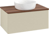 Villeroy & Boch Antao Waschtischunterschrank 800 mm Anthrazit Matt mit LED-Auszugsbeleuchtung