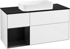 weiß / Mitteldichte Faserplatte (MDF) / G292P D 1200x603x501mm Glossy White