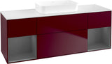 Villeroy & Boch Finion Waschtischunterschrank 1600 mm Glossy White Lacquer mit Beleuchtung