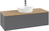 Villeroy & Boch Antao Waschbeckenunterschrank 1200 mm Anthrazit Matt Lack – Mit Auszug & Push-to-Open