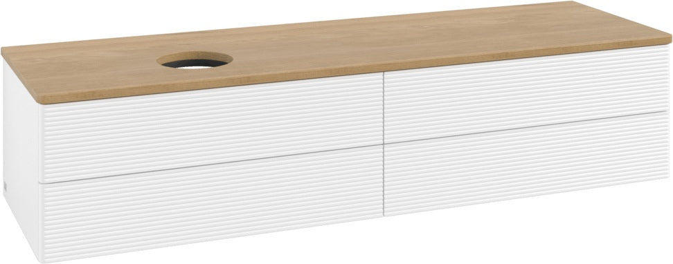 Villeroy & Boch Antao Waschbeckenunterschrank 1600 mm White Matt Lacquer mit 4 Auszügen