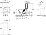 Villeroy & Boch O.novo Spülkasten 5760G1, 385x165x360 mm, Weiß Alpin, Keramik, Zwei-Mengen-Spülung