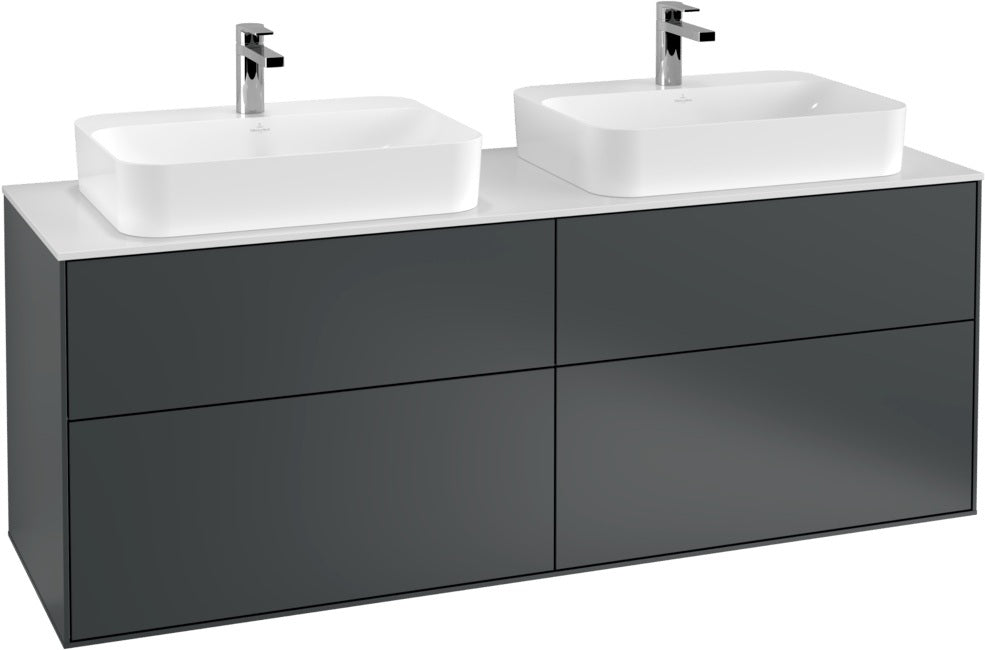 Villeroy & Boch Finion Waschtischunterschrank 1600 mm Glossy White Lacquer, 4 Auszüge