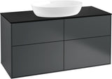 Villeroy & Boch Finion Waschbeckenunterschrank 1000 mm Glossy White Lacquer mit Beleuchtung