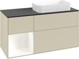 Villeroy & Boch Finion Waschtischunterschrank 120 cm Glossy White Lacquer mit Beleuchtung