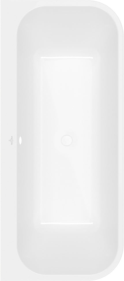 Villeroy & Boch Architectura Airpool Whirlpool 1700x750mm Weiß Alpin – 2 Personen, 10 Luftdüsen, Unterwasserbeleuchtung