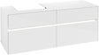 Villeroy & Boch Waschtischunterschrank Collaro C074 B0 1400 mm Glossy White mit Beleuchtung
