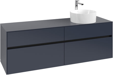 Villeroy & Boch Waschtischunterschrank Collaro C051 B0 1600 mm White Oak mit Beleuchtung und SoftClosing