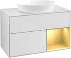 weiß / Mitteldichte Faserplatte (MDF) / FA21H F 1000x603x501mm White Matt