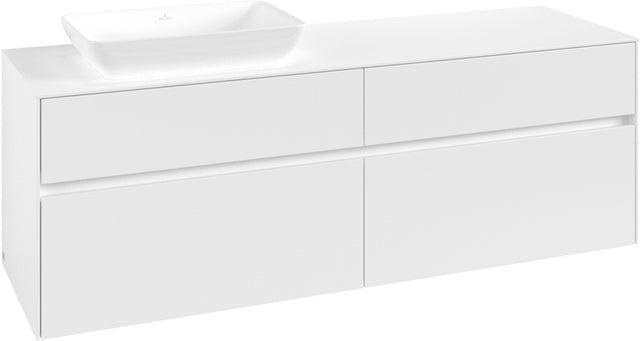Villeroy & Boch Waschbeckenunterschrank Collaro C121 1600 mm White Matt mit 4 Auszügen