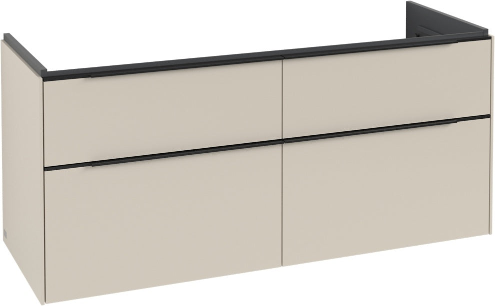 Villeroy & Boch Subway 3.0 Waschtischunterschrank 1272 mm Brilliant White mit 4 Auszügen