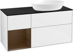 weiß / Mitteldichte Faserplatte (MDF) / FA42G N 1200x603x501mm Glossy White