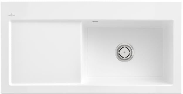 Villeroy & Boch Spüle SUBWAY 60 XL 1000x510mm Snow White CeramicPlus
