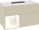 Villeroy & Boch Finion Waschtischunterschrank 1000 mm White Matt Lacquer mit LED-Beleuchtung