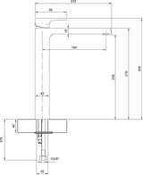 Villeroy & Boch Waschtischarmatur Liberty erhöht Chrom – ComfortPlus & AirPlus