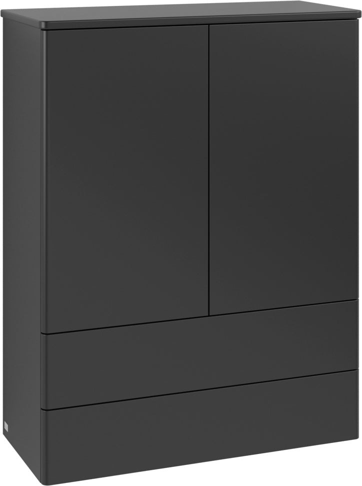 Villeroy & Boch Antao Highboard L47000 – 814 mm, Glossy White Lacquer, LED-Beleuchtung