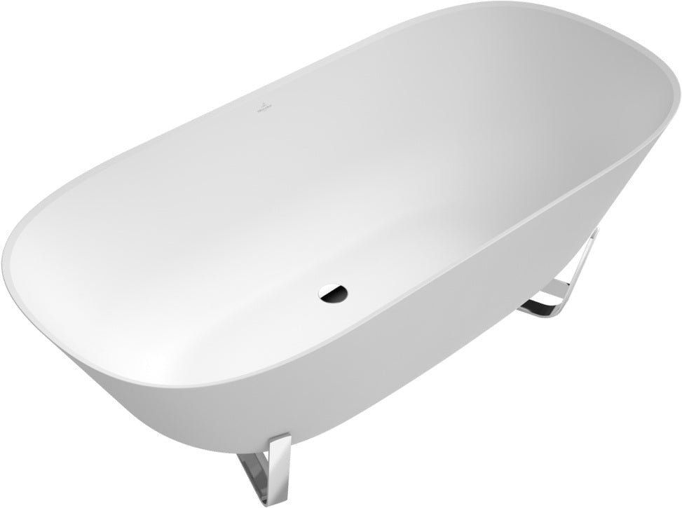 Villeroy & Boch Antheus UBQ17 Freistehende Badewanne 1750x800mm Stone White CeramicPlus