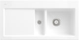 Villeroy & Boch Einbauspüle Subway 60 Ivory CeramicPlus – 1000 mm Keramik mit Abtropffläche