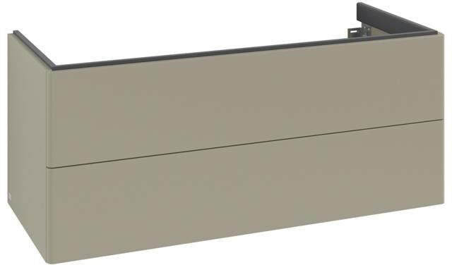 Villeroy & Boch Antao Waschtischunterschrank 1188 mm mit Beleuchtung, Stone Grey Matt Lacquer