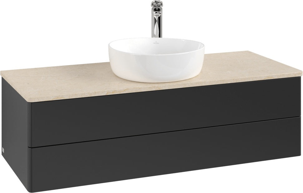 Villeroy & Boch Waschtischunterschrank Antao K21053 1200 mm Anthracite Matt Lacquer mit Hahnlochbohrung