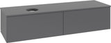 Villeroy & Boch Antao Waschtischunterschrank 1600 mm Anthrazit Matt mit LED-Auszugsbeleuchtung