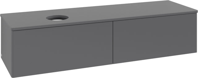Villeroy & Boch Antao Waschtischunterschrank 1600 mm Anthrazit Matt mit LED-Auszugsbeleuchtung