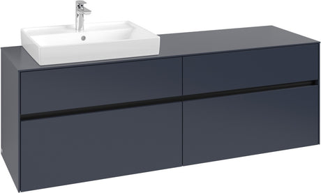 Villeroy & Boch Waschtischunterschrank Collaro C022 B0 1600 mm White Oak mit LED-Beleuchtung