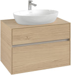 CHIC Set 80 cm mit Lichtspiegel Glossy White