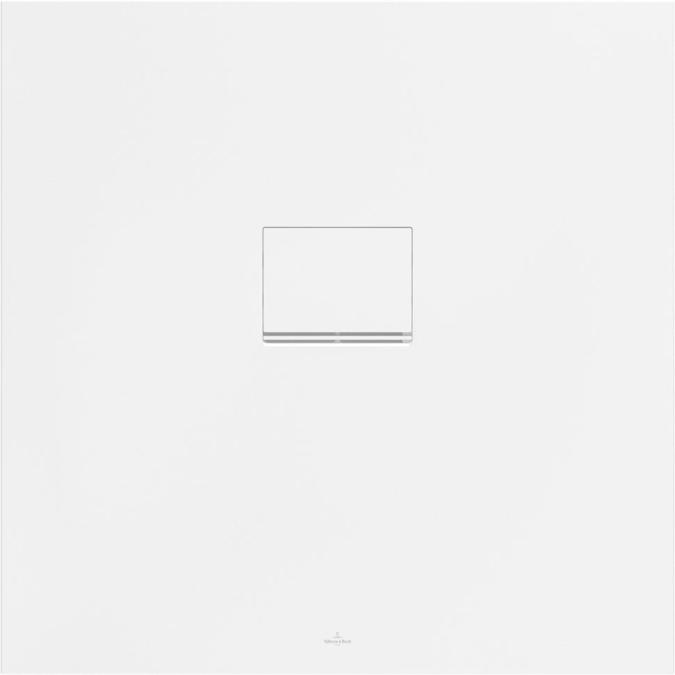 Villeroy & Boch Squaro Infinity Duschwanne 1000x1000mm Stone White – Rutschhemmung Klasse C