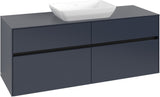 Villeroy & Boch Waschtischunterschrank Collaro C116 B0 1400 mm White Oak mit Beleuchtung