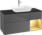anthrazit / Mitteldichte Faserplatte (MDF) / G832H F
