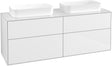 Villeroy & Boch Finion Waschtischunterschrank 1600 mm Glossy White Lacquer, 4 Auszüge, SoftClosing