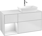 weiß / Mitteldichte Faserplatte (MDF) / G801G F 1200x603x501mm White Matt