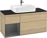 Villeroy & Boch Finion Waschbeckenunterschrank 1200 mm Glossy White mit Beleuchtung