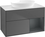 Villeroy & Boch Finion Waschtischunterschrank FA21GFGF 1000 mm Glossy White Lacquer