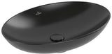 Villeroy & Boch Loop & Friends Aufsatzwaschbecken 560x380 mm Oval Ebony CeramicPlus