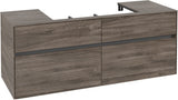 Villeroy & Boch Waschtischunterschrank Collaro C08800 1400 mm Stone Oak mit 4 Auszügen