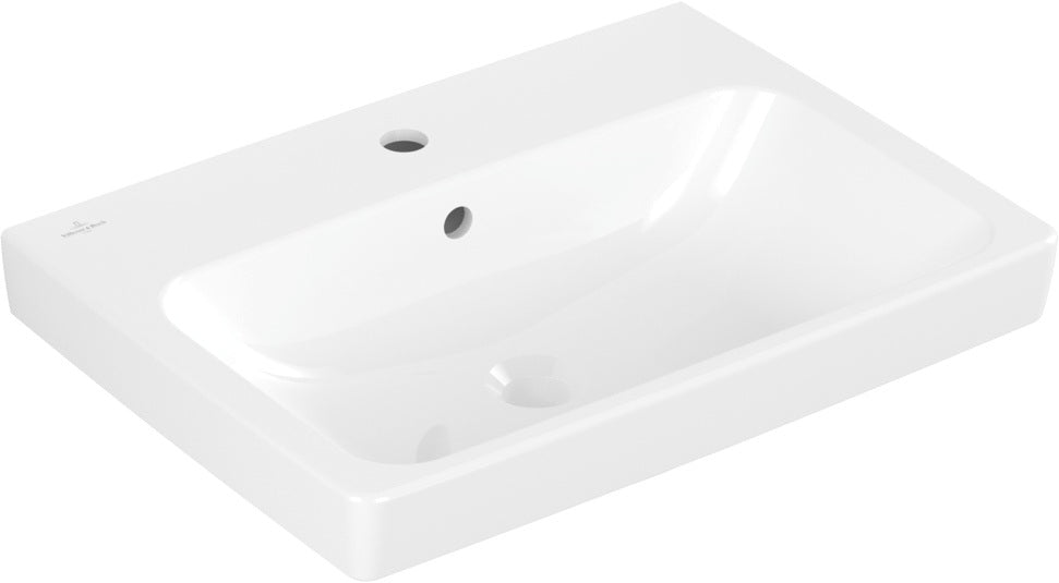 Villeroy & Boch Architectura Wandwaschbecken 600x445mm Weiß Alpin Rechteckig