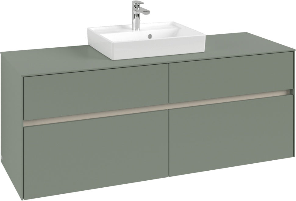 Villeroy & Boch Waschtischunterschrank Collaro C073 White Oak 1400 mm mit SoftClosing