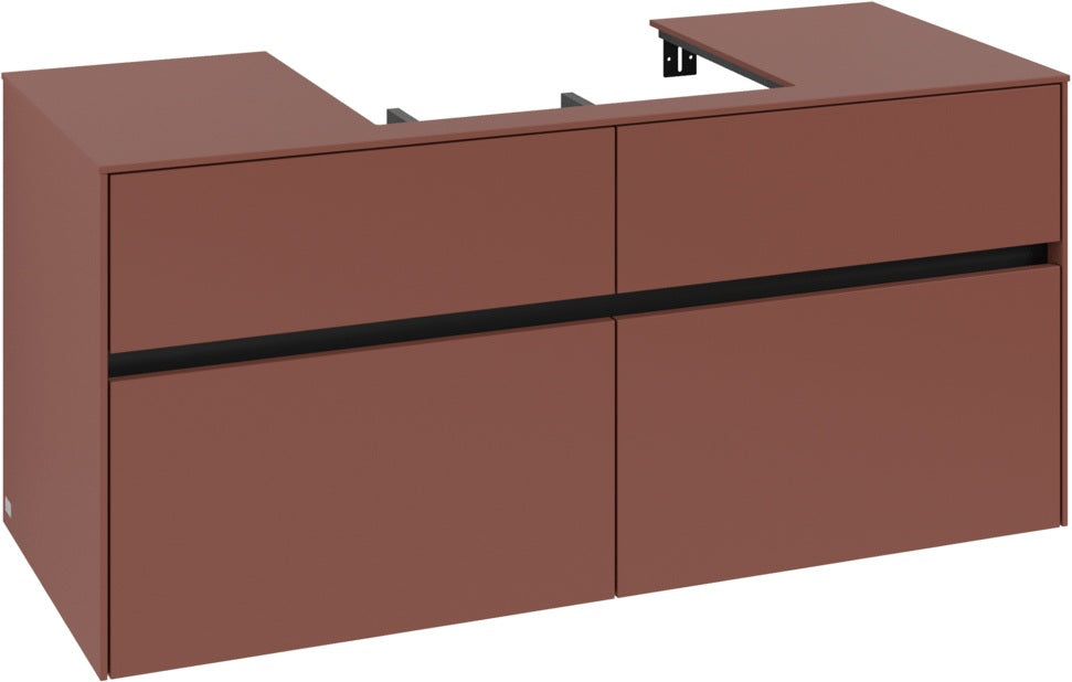 Villeroy & Boch Waschtischunterschrank Collaro C081 1200 mm White Oak mit 4 Auszügen und SoftClosing