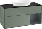 Villeroy & Boch Finion Waschtischunterschrank FA72GFGF 1200 mm Glossy White Lacquer mit LED-Beleuchtung