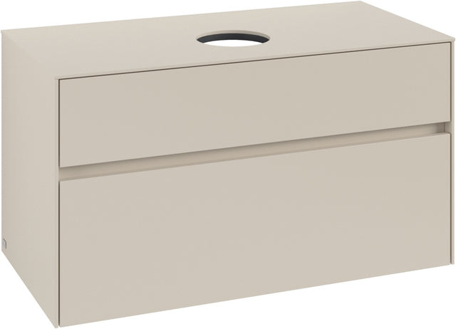 Villeroy & Boch Waschtischunterschrank Collaro C038 1000 mm Cashmere Grey mit SoftClosing