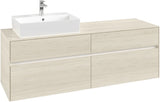 Villeroy & Boch Waschtischunterschrank Collaro C135 B0 1600 mm White Oak mit Beleuchtung