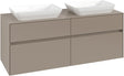 Villeroy & Boch Waschtischunterschrank Collaro C119 B0 1400 mm Taupe mit Beleuchtung