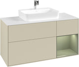 Villeroy & Boch Waschtischunterschrank Finion F421G 1200 mm Glossy White Lacquer
