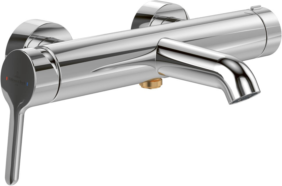Villeroy & Boch Skyla Wannenfüll-Einhandhebelmischer Chrom, Wandmontage, 185x340x218 mm